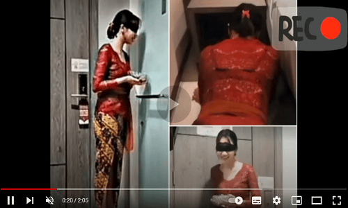 Video Viral Kebaya Bali Merah