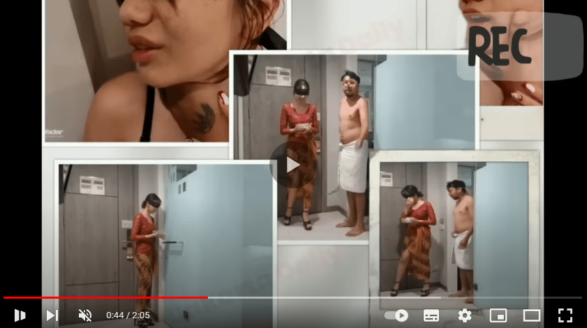 Video Viral Kebaya Bali Merah